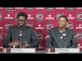 postgame missouri nyck harbor and lanorris sellers news conference 11 16 24