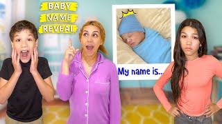 BABY NAME REVEAL!!! | Familia Diamond