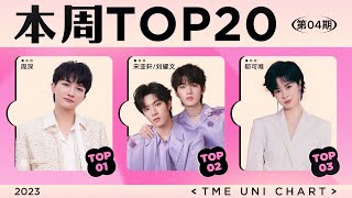 【本周TOP20👑】周深《花开忘忧》重回冠军宝座，时代少年团郁可唯表现优秀⚡️China's hottest music TOP20 this week