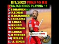 IPL 2023 PBKS VS RR playing 11 | Panjab kings playing 11 #cricket03 #ipl2023 #shorts