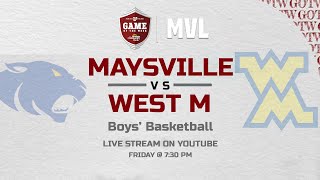 Maysville vs. West Muskingum Boys' Basketball