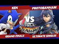 Mjolner 1 GRAND FINALS - ProtoBanham (Lucina) Vs. KEN (Sonic) SSBU Ultimate Tournament