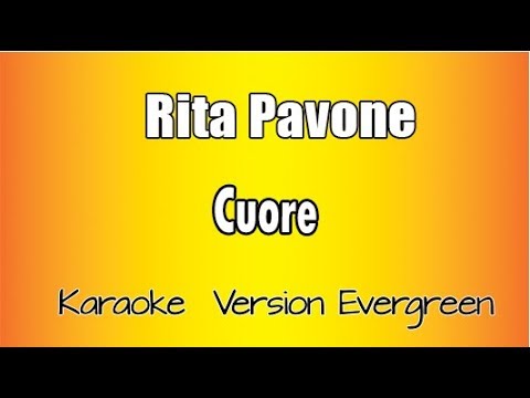 Rita Pavone - Cuore (versione Karaoke Academy Italia) - YouTube