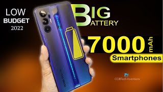 TOP 5 Low Budget 6-7000 mAh Battery Phones For 2022 | Long Lasting Battery phones 2022