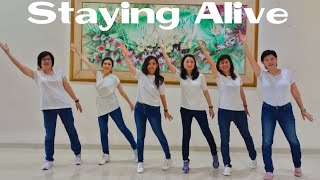Staying Alive Line Dance (demo & count)