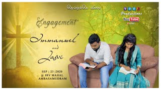 Immanuel - Jasvi || Engagement || Vee3 Productions ||