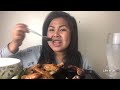 กิน ปีกไก่ ย่าง eating chicken wings i cook by my self 👩‍🍳