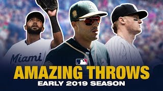 Insane Outfield Throws of early 2019!