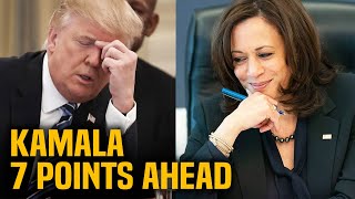 SHOCK POLL: Kamala +7 over Trump