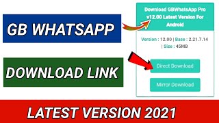 How To Download Gb WhatsApp On Android & IPhone Latest Version  || Gb WhatsApp Update  2021