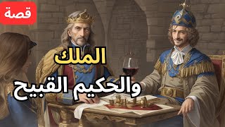 الملك والحكيم القبيح: درس في الحكمة والتواضع