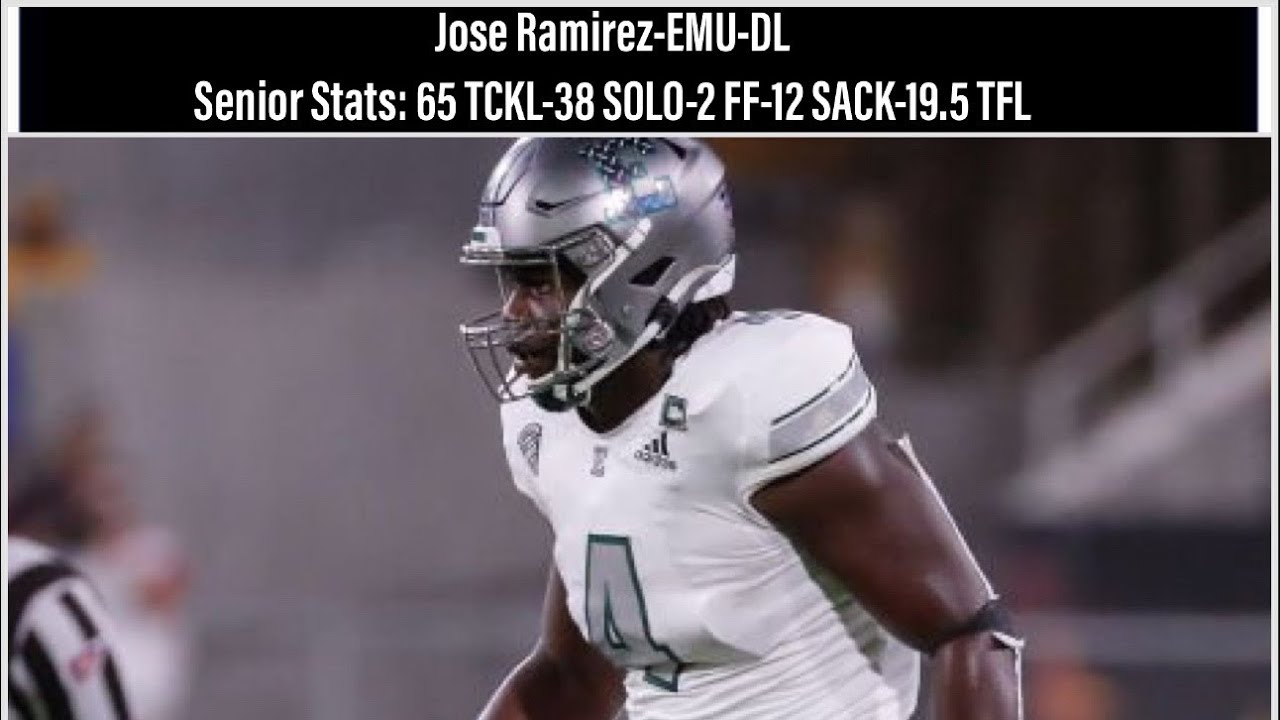 Jose Ramirez Senior Season Highlights-EMU DL-2022-2023 CFB Season - YouTube