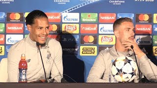 Jordan Henderson & Virgil Van Dijk Full Pre-Match Press Conference - Real Madrid v Liverpool - UCLF