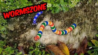 Worm zone real life - WormsZone.io viral video - cacing game #2