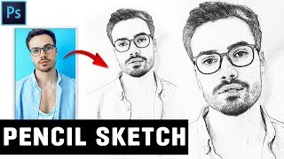 Professional  Pencil Sketch Conversion in Photoshop | Photoshop Tutorial in Tamil