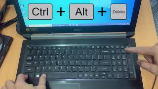 How to Restart Acer laptop with Keyboard in Windows 10