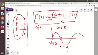 Numerical differentiation using python