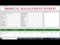 FULL CODE   Hospital management system project in python with database  Mini project  Tkinter