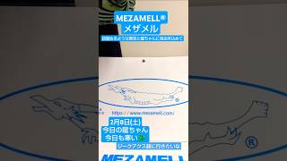 MEZAMELL®　メザメル　今日の龍ちゃん🐉　#龍　 #風の時代 　#最強寒波 #土曜日　