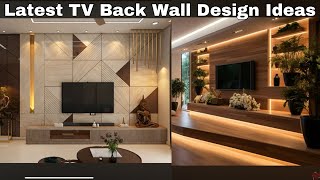 Amazing Tv Back Wall Designs 2024 |Latest Backwall Designs| TV Back wall designs|| By Interiopedia🩷