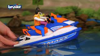 Bruder Toys Personal Watercraft w/ Driver - #63150