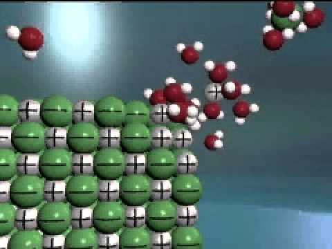 Does NaCl dissociate or ionize?