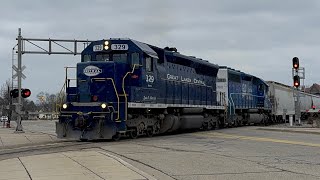 Trains of the Durand, MI area (+ Amtrak in Perry) (12/17/24)