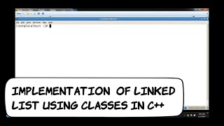 Linked List - Program - Part1 | Data Structures using C++