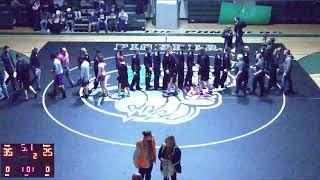 Pioneer Senior High  vs Springville-Griffith Institute High School Boys' Varsity Wrestling