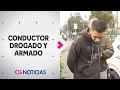 DROGADO Y ARMADO: Sorprendente detención de conductor durante fiscalización en Pedro Aguirre Cerda