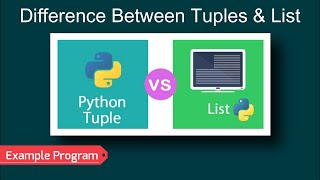Difference Between Tuples and List In Python Example Program [Hindi]