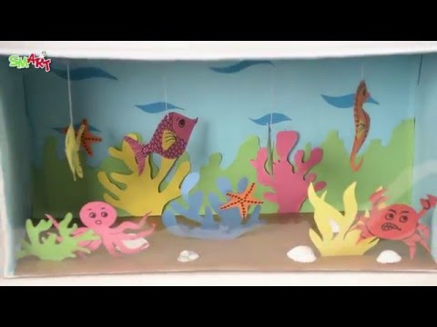 How To Make an Aqarium Box | DIY art & craft videos for kids from SMART How To Make an Aqarium Box | DIY art & craft videos for kids from SMART