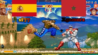 超级街霸2X ➤ sf77 (Spain) vs Xgamerz (Morocco) Super Street Fighter 2 Turbo