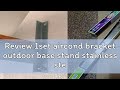 Review 1set aircond bracket outdoor base stand stainless steel / iron wall mount holder air-conditi