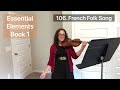 106. french folk song essential elements book 1