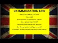 Part 3: UK Immigration law FAQ - Your Questions are Answered - 2.6.2023