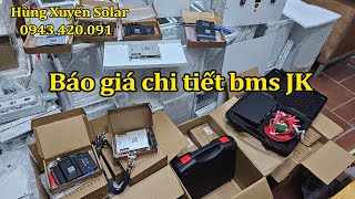 Báo giá mạch BMS JK và máy cân bằng chủ động 15A JK. 0943420091