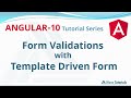 Template Driven Form Validations Angular 10 Tutorial | #Angular10 #Angular10Tutorial #WaveTutorials