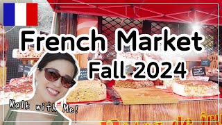 [ENG sub] 1/2 Stroll Through a French Market with Me | Fall 2024 #Aix-les-Bains #FrenchMarket