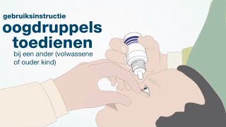 Oogdruppels bij een ander volwassene of ouder kind