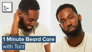 1 Minute Beard Care For Black Men | Bearded Beginners