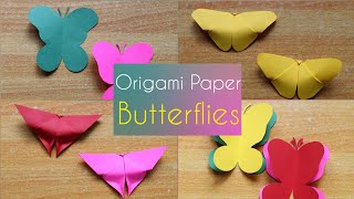 DIY Origami paper butterflies / Easy craft ideas / DIY crafts / (Paper Butterfly) - Origami