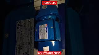 PEDROLLO 3/4HP WATER PUMP