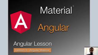 Lesson 3 - Add Angular Material Data Table