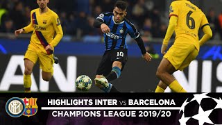 INTER 1-2 BARCELONA | HIGHLIGHTS | Matchday 06 - UEFA Champions League 2019/20