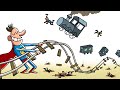 Superman Stops A Train | Cartoon Box 373 | by Frame Order | Hilarious Cartoons