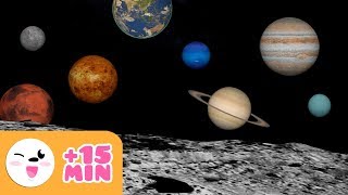 The SOLAR SYSTEM for kids | From planet to planet - Compilation