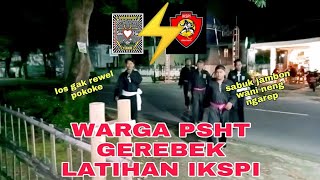 Warga PSHT Grebek Latihan IKSPI