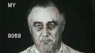 1935 President Roosevelt Signs Social Security Bill