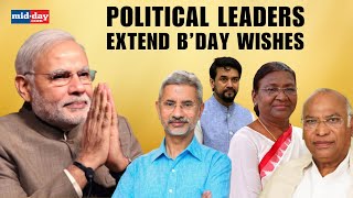 PM Modi’s Birthday: Political leaders extend birthday wishes to PM Modi
